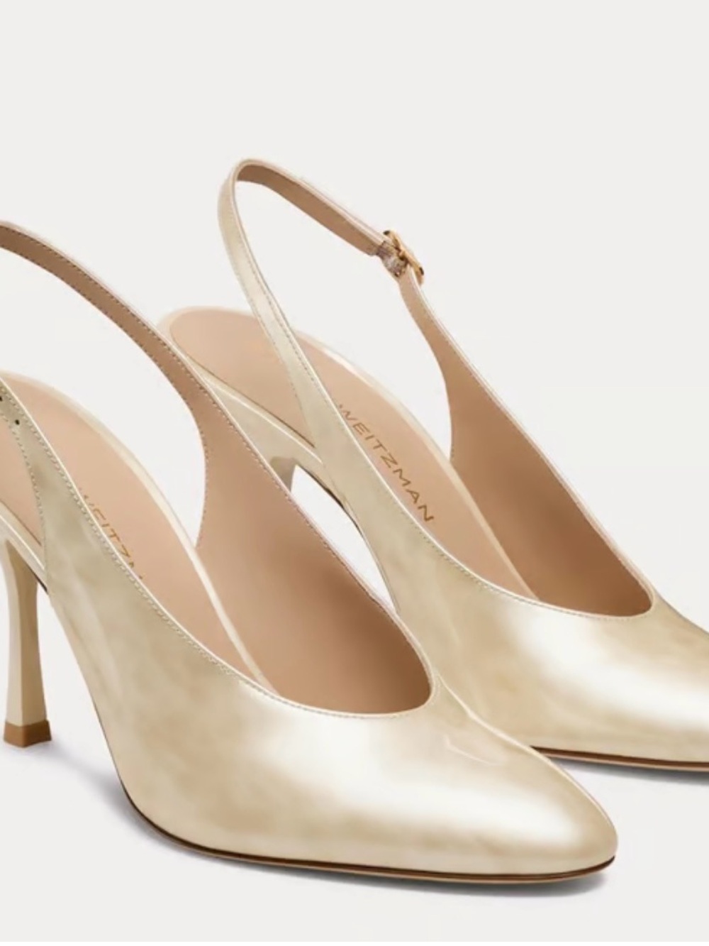 Women's Pearl Ivory sling back sexy heel